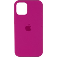 Чохол Silicone Case Full Protective (AA) для Apple iPhone 12 Pro / 12 (6.1") – Малиновий