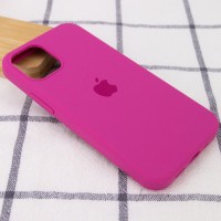 Чехол Silicone Case Full Protective (AA) для Apple iPhone 12 Pro / 12 (6.1") – Малиновый