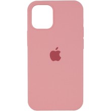 Чехол Silicone Case Full Protective (AA) для Apple iPhone 12 Pro / 12 (6.1") – Розовый