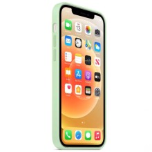 Чехол Silicone Case Full Protective (AA) для Apple iPhone 12 Pro / 12 (6.1") – Зеленый