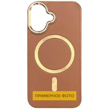 Шкіряний чохол SnapCase with MagSafe для Apple iPhone 12 Pro / 12 (6.1") – Коричневий