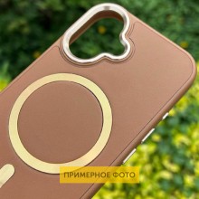 Шкіряний чохол SnapCase with MagSafe для Apple iPhone 12 Pro / 12 (6.1") – Коричневий