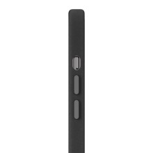 Шкіряний чохол Leather Case (AAA) with MagSafe and Animation для Apple iPhone 12 Pro / 12 (6.1") – Чорний