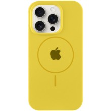 Чохол Silicone Case Full Protective (AA) with MagSafe для Apple iPhone 12 Pro / 12 (6.1") – Жовтий