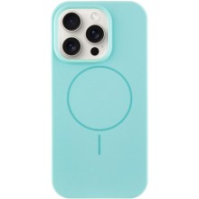 Чохол Silicone Case Full Protective (AA) NO LOGO with MagSafe для Apple iPhone 12 Pro / 12 (6.1") – Бірюзовий