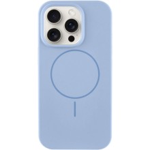 Чохол Silicone Case Full Protective (AA) NO LOGO with MagSafe для Apple iPhone 12 Pro / 12 (6.1") – Блакитний