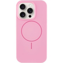 Чехол Silicone Case Full Protective (AA) NO LOGO with MagSafe для Apple iPhone 12 Pro / 12 (6.1") – Розовый