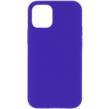 Чехол Silicone Case Full Protective (AA) NO LOGO для Apple iPhone 12 Pro / 12 (6.1") – Фиолетовый