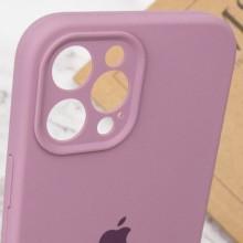 Чехол Silicone Case Full Camera Protective (AA) для Apple iPhone 12 Pro (6.1") – Лиловый