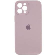 Чехол Silicone Case Full Camera Protective (AA) для Apple iPhone 12 Pro (6.1") (Серый)