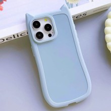 Чехол TPU GETMAN Cat with straps для Apple iPhone 12 Pro / 12 (6.1") – Голубой