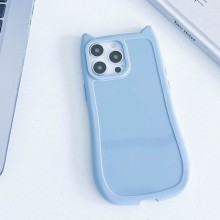 Чехол TPU GETMAN Cat with straps для Apple iPhone 12 Pro / 12 (6.1") – Голубой