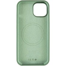 Чохол Silicone Case Full Protective (AA) NO LOGO with MagSafe для Apple iPhone 12 Pro / 12 (6.1") – Зелений