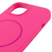 Чохол Silicone Case Full Protective (AA) NO LOGO with MagSafe для Apple iPhone 12 Pro / 12 (6.1") – Рожевий
