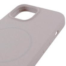 Чохол Silicone Case Full Protective (AA) NO LOGO with MagSafe для Apple iPhone 12 Pro / 12 (6.1") – Сірий