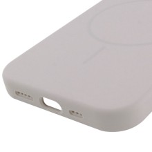 Чохол Silicone Case Full Protective (AA) NO LOGO with MagSafe для Apple iPhone 12 Pro / 12 (6.1") – Сірий