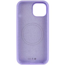 Чохол Silicone Case Full Protective (AA) NO LOGO with MagSafe для Apple iPhone 12 Pro / 12 (6.1") – Бузковий