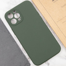 Чехол Silicone Case Full Camera Protective (AA) NO LOGO для Apple iPhone 12 Pro (6.1") – Зеленый