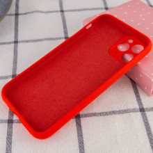 Чехол Silicone Case Full Camera Protective (AA) NO LOGO для Apple iPhone 12 Pro (6.1") – Красный