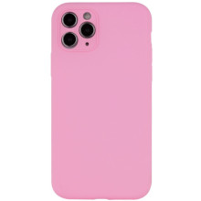 Чехол Silicone Case Full Camera Protective (AA) NO LOGO для Apple iPhone 12 Pro (6.1") (Розовый)