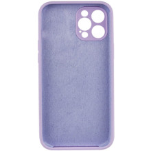 Чохол Silicone Case Full Camera Protective (AA) NO LOGO для Apple iPhone 12 Pro (6.1") – Бузковий