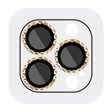 Защитное стекло Metal Shine на камеру (в упак.) для Apple iPhone 12 Pro / 11 Pro / 11 Pro Max