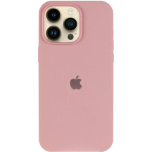 Чехол Silicone Case (AA) Logo with MagSafe для Apple iPhone 12 Pro / 12 (6.1") – Розовый