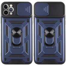Чохол Ummi Camshield Serge Ring для Apple iPhone 12 Pro (6.1") – Синій