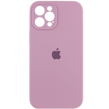 Чехол Silicone Case Full Camera Protective (AA) для Apple iPhone 12 Pro (6.1") – Лиловый
