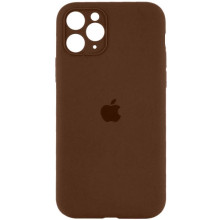 Чехол Silicone Case Full Camera Protective (AA) для Apple iPhone 12 Pro (6.1") (Коричневый)
