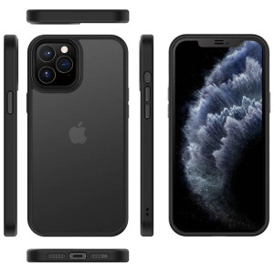 TPU+PC чехол Metal Buttons для Apple iPhone 12 Pro / 12 (6.1")