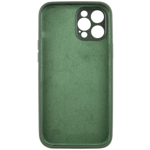 Чохол Silk Full Camera Protective (AA) NO LOGO для Apple iPhone 12 Pro (6.1") – Зелений