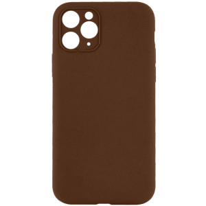 Чохол Silk Full Camera Protective (AA) NO LOGO для Apple iPhone 12 Pro (6.1") (Коричневий)