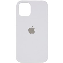 Чехол Silicone Case Full Protective (AA) для Apple iPhone 12 Pro / 12 (6.1") – Белый