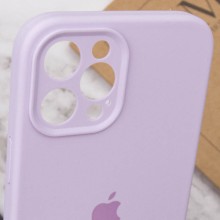 Чехол Silicone Case Full Camera Protective (AA) для Apple iPhone 12 Pro (6.1") – Сиреневый