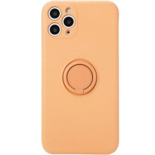Чехол TPU Candy Ring Full Camera для Apple iPhone 12 Pro (6.1") – Оранжевый