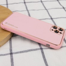 Шкіряний чохол Xshield для Apple iPhone 12 Pro (6.1") – Рожевий