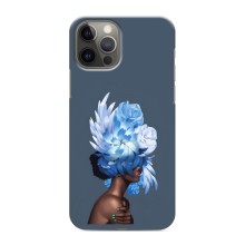 Чехлы (ART) Цветы на iPhone 12 Pro (VPrint) (Цветы на голове)