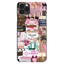 Чохол (Dior, Prada, YSL, Chanel) для iPhone 12 Pro – Брендb