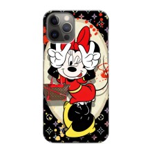 Чехол Disney Mouse iPhone 12 Pro (PREMIUMPrint) (Минни peace)