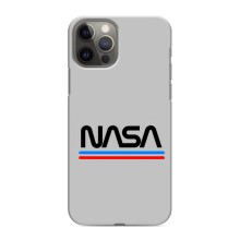 Силиконовый бампер с принтом "Наса" на iPhone 12 Pro (Наса)