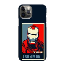 Чехол Супергерой Железный человек на iPhone 12 Pro (Art Iron man)