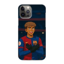 Чехол с футболистом Ламин Ямаль iPhone 12 Pro (Футболист Ямал)