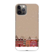 Новогодние, Праздничные Чехлы для iPhone 12 Pro - 2024 год (Зимний город)