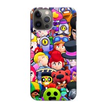 Силиконовый Чехол на iPhone 12 Pro с картинкой Brawl Stars – Персонажи