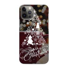 Рождественские Чехлы для iPhone 12 Pro (VPrint) (Елочка узорная)