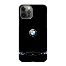 Силіконовий бампер з картинкою машини на iPhone 12 Pro – Чорний BMW