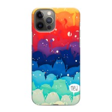 Силиконовый чехол с котиком для iPhone 12 Pro – Mew