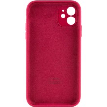 Чохол Silicone Case Full Camera Protective (AA) для Apple iPhone 12 (6.1") – Червоний