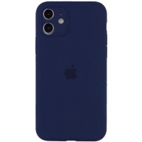 Чохол Silicone Case Full Camera Protective (AA) для Apple iPhone 12 (6.1") – Синій